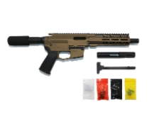 AR-15 Rifle Kit, -( NO LOWER )-Cerakote Tiffany Blue 16″ Stainless Barrel,  15″ Rail Handguard - Thunder Tactical